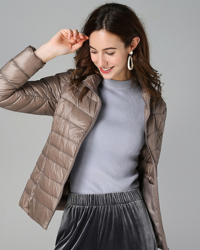 Sophie™ - Jacke aus weichem Baumwoll-Daunenmaterial