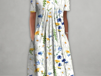 Eira™ – Baumwollkleid mit Bauchbedeckun