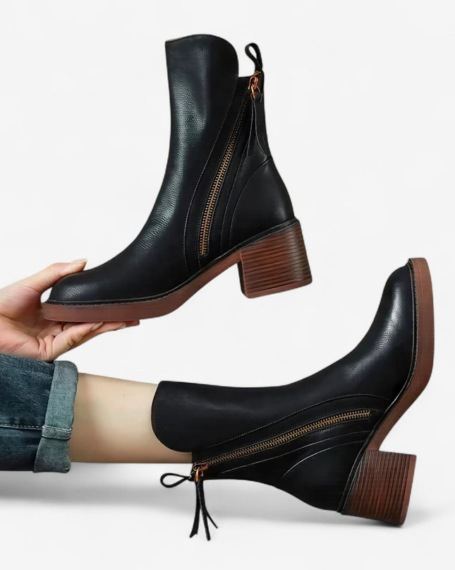 Grazia | Elegante Stiefeletten mit Blockabsatz