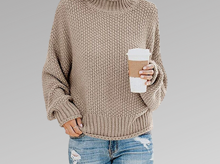 Braelyn | Pullover mit hohem Kragen