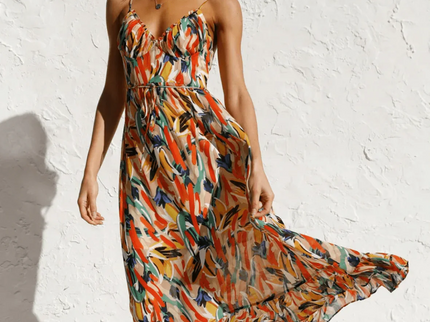 Jada | Buntes Midi-Kleid