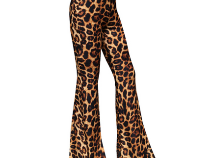 Leopard Bootcut-Hose