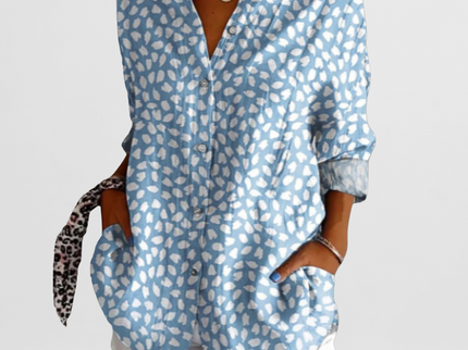Hilda | Elegante Vintage-Bluse mit Blumenmuster