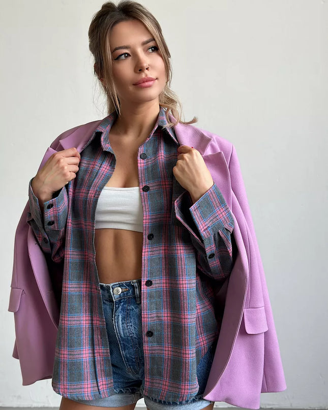 Carrie | Stilvolles kariertes Flanellhemd für einen raffinierten Look