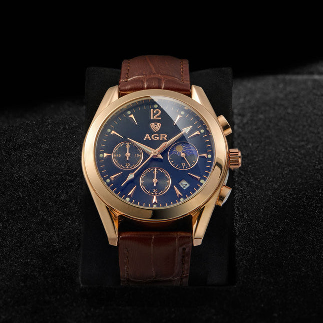 Luxus-Uhr mit handgefertigem Armband