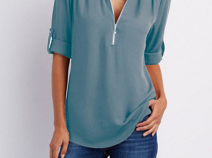 Langärmelige Lockere Bluse