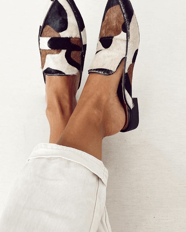 Annie | Slipper mit abstraktem Muster
