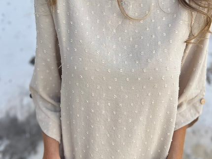 BENEDICTE - LOCKERE BLUSE MIT ÄRMELN