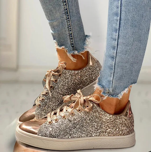 Aria - Eleganter Glitzer Freizeitschuh für Damen