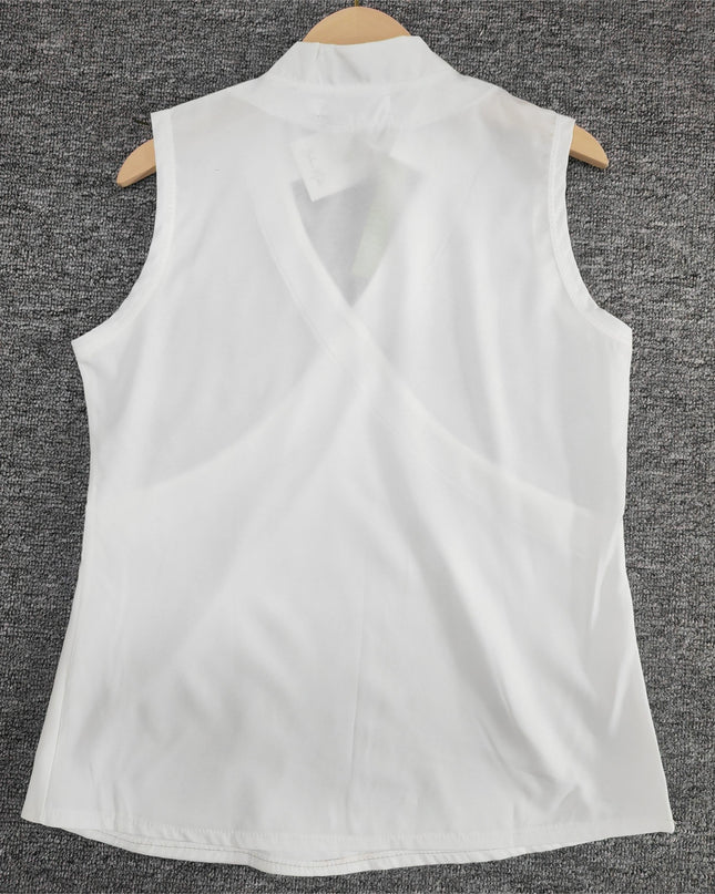 Elegantes ärmelloses einfarbiges Top