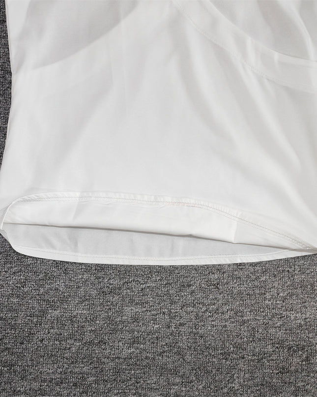 Elegantes ärmelloses einfarbiges Top