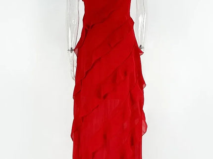 Rote Chiffon-Unterkleider für Damen