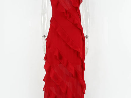 Rote Chiffon-Unterkleider für Damen