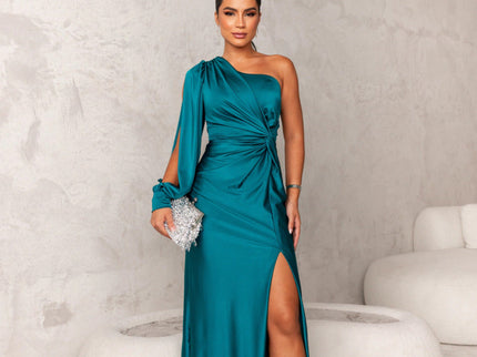 Dorie™ - Asymmetrisches Kleid mit Langem Schlitz