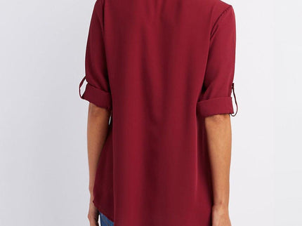 Langärmelige Lockere Bluse