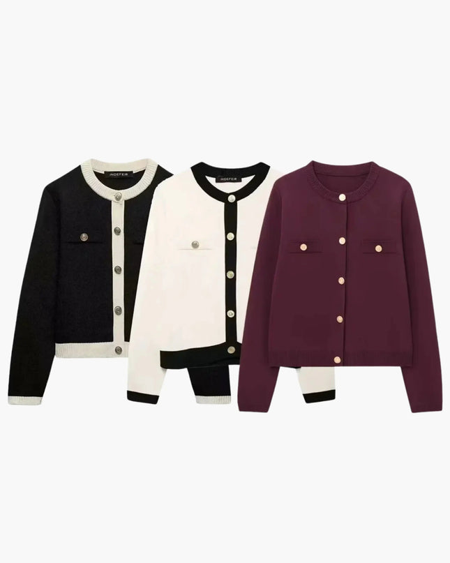Kristina | Strickjacke mit Knopfleiste