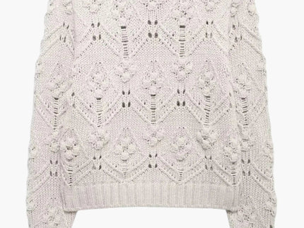 Delia | Modischer Damenpullover aus Zopfmuster