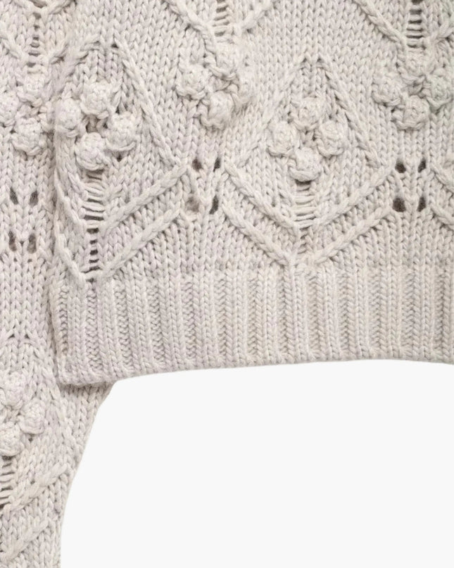 Delia | Modischer Damenpullover aus Zopfmuster