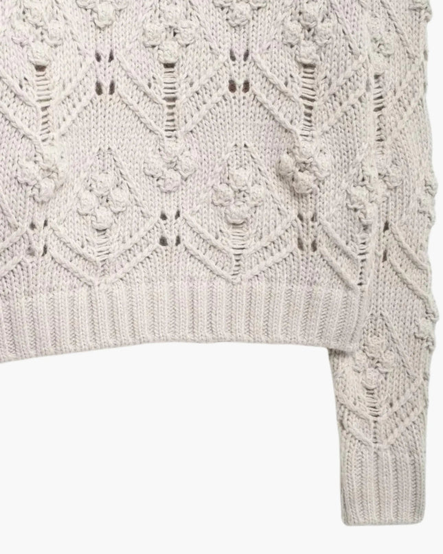 Delia | Modischer Damenpullover aus Zopfmuster
