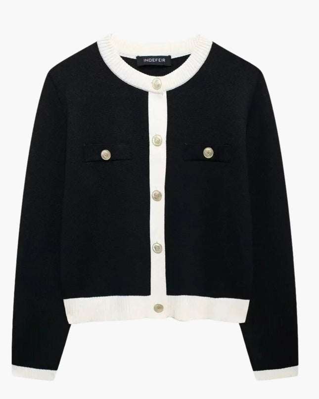 Kristina | Strickjacke mit Knopfleiste