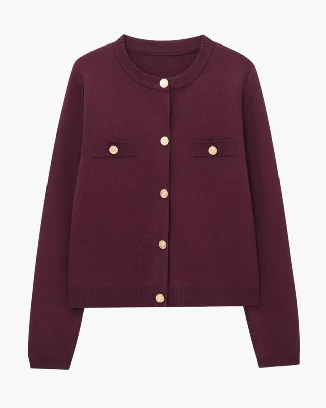 Kristina | Strickjacke mit Knopfleiste