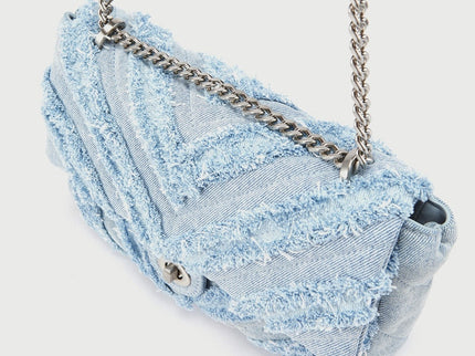 Macy - Elegante hellblaue Denim-Umhängetasche für Damen