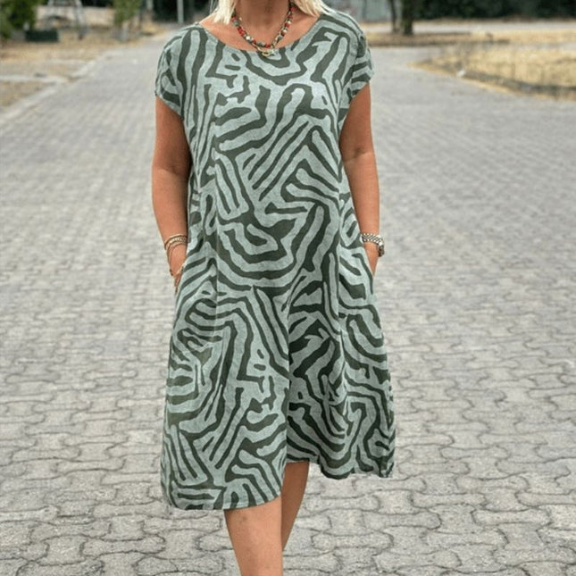Alie™ - Sommerkleid mit Rundhalsausschnitt
