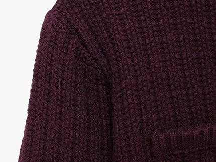 Senta | Strukturierte Strickjacke mit goldenen Knöpfen