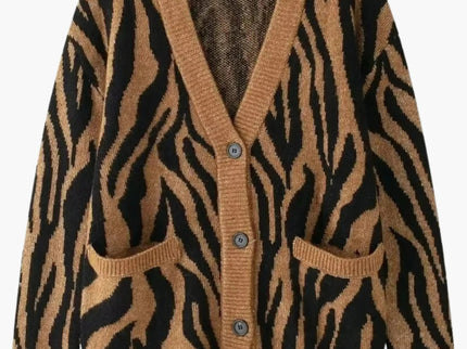 Berta | Zebra gestreiftes Strickzeug für Frauen