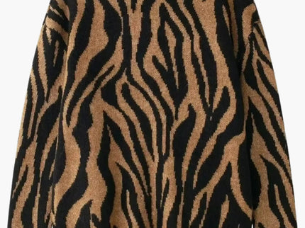 Berta | Zebra gestreiftes Strickzeug für Frauen