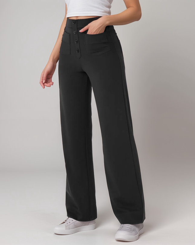 Nina | Elastische Hose mit hoher Taille