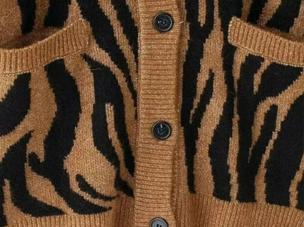 Berta | Zebra gestreiftes Strickzeug für Frauen