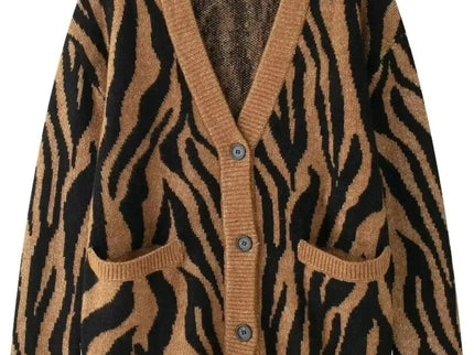 Berta | Zebra gestreiftes Strickzeug für Frauen