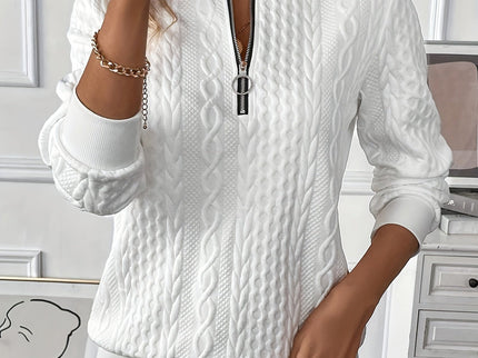 LUCIA I Pullover mit Reissverschluss