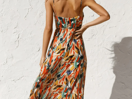 Jada | Buntes Midi-Kleid