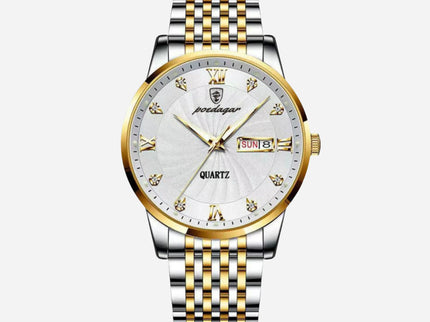 Herren Business Uhr aus Edelstahl
