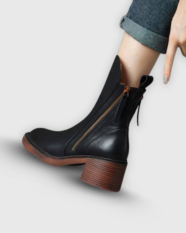 Grazia | Elegante Stiefeletten mit Blockabsatz