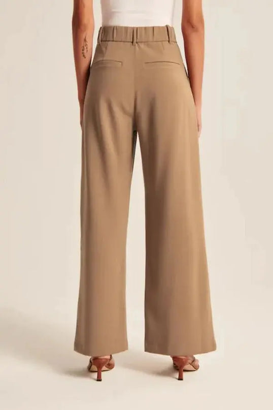 Elegante High-Waist Wide-Leg Hose mit zeitlosem Schnitt
