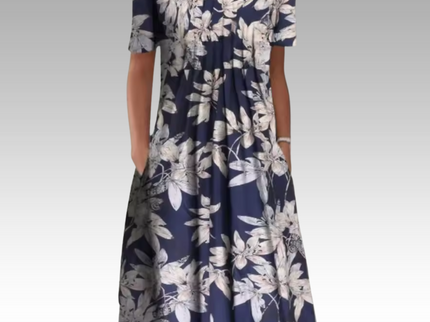 Ziva™ – Elegantes Kleid mit Blumenmuster und Bauchabdeckung