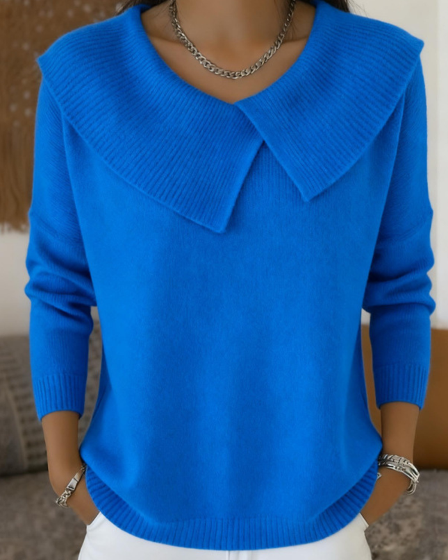 Lucia | Pullover mit Weichem Kragen