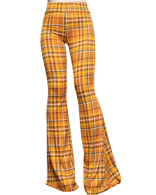 Leopard Bootcut-Hose