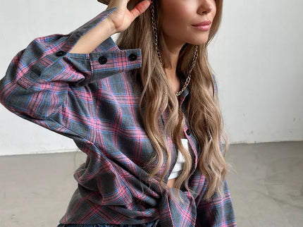 Carrie | Stilvolles kariertes Flanellhemd für einen raffinierten Look
