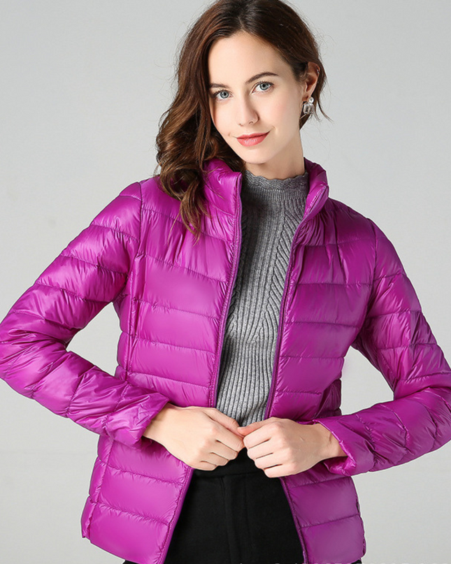 Sophie™ - Jacke aus weichem Baumwoll-Daunenmaterial