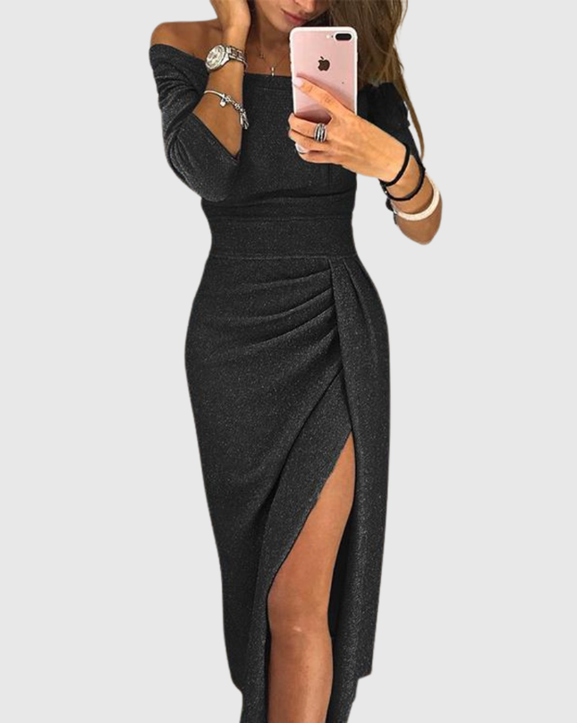Ely™ - Schickes Maxikleid mit Neckholder und Eleganter, Fließender Passform