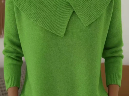 Lucia | Pullover mit Weichem Kragen