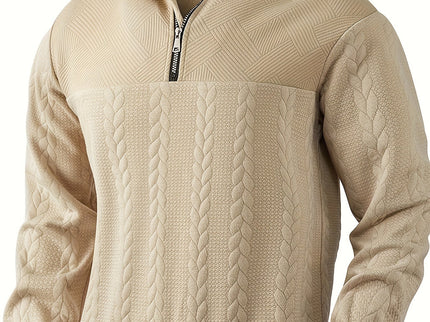 Roberto™ -Vintage Herrenpullover mit Reißverschluss