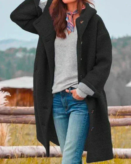 AMELIE - Stilvolle lange Winterjacke