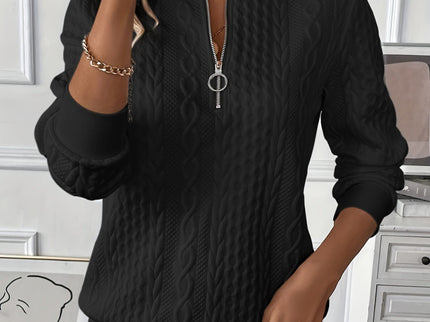 LUCIA I Pullover mit Reissverschluss