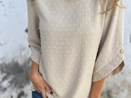 BENEDICTE - LOCKERE BLUSE MIT ÄRMELN