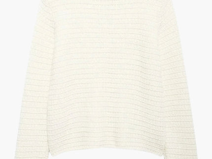 Ivonne | Texturierte Strickjacke mit Knopfleiste